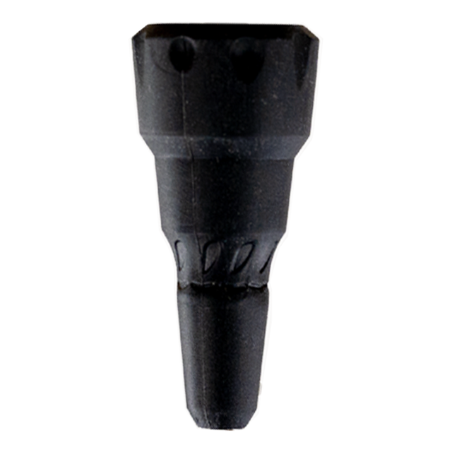 DynaVap LLC Bonger - Black Water Pipe Adaptor Front View for Easy Attachment