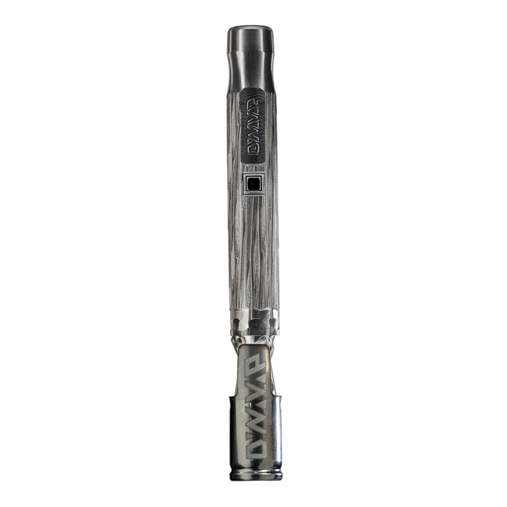 DynaVap 'The M' Plus vaporizer front view on a seamless white background
