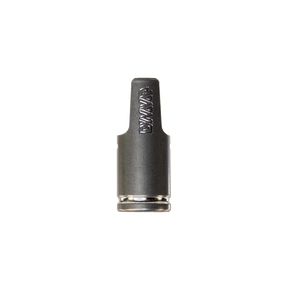 DynaVap The Armored Cap for Vaporizers - Stainless Steel Front View on Seamless Background