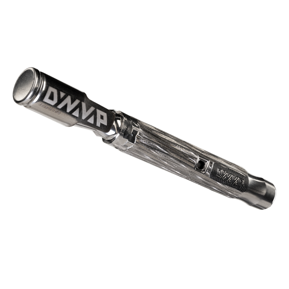 DynaVap 'The M' Plus Vaporizer - Durable Stainless Steel Body - Angled View