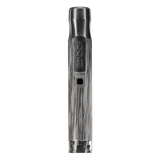 DynaVap 'The M' Plus vaporizer front view, sleek stainless steel body, easy to use