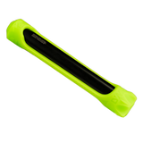 DynaVap LLC "B" Starter Pack neon green dab rig part, top view on seamless white background