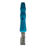 DynaVap LLC 'The B' Neon Series Vaporizer in Neon Blue - Front View on White Background