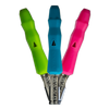 DynaVap 'The B' Neon Series Vaporizers 3-Pack, Front View, Vibrant Green, Blue, Pink