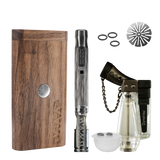 DynaVap 'M' Plus Starter Pack with Walnut Case, Vaporizer, Torch Lighter, and Accessories