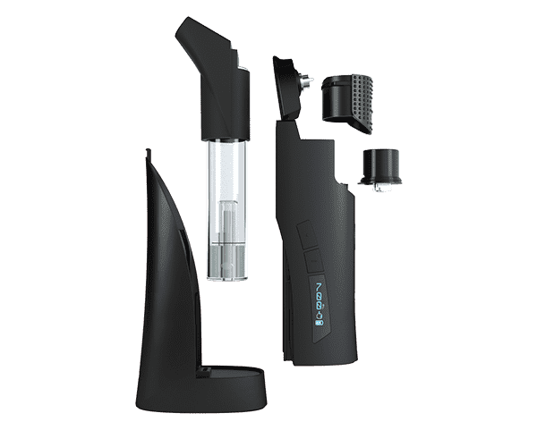 G Pen Roam Portable E-Rig Vaporizer by G Pen, multiple components displayed on white