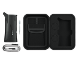 G Pen Roam Portable E-Rig Vaporizer with accessories and travel case, top view