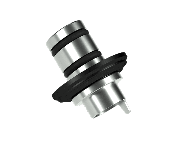 G Pen Roam Portable E-Rig Vaporizer mouthpiece component isolated on a green background