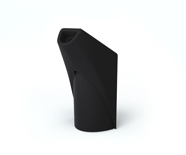 G Pen Roam Portable E-Rig Vaporizer in sleek black, angled view on white background