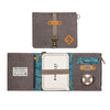 Revelry Supply 'The Rolling Kit' in Ash - Smell Proof Travel Kit Open View