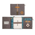 Revelry Supply 'The Rolling Kit' in Ash - Smell Proof Travel Kit Open View