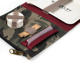 Revelry Supply The Rolling Kit in camouflage with smell-proof zipper, front view on white background
