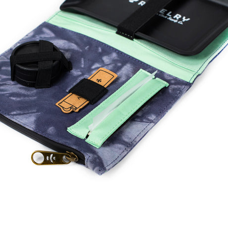 Revelry Supply The Rolling Kit - Smell Proof Kit Open View with Accessories