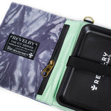 Revelry Supply - The Rolling Kit Open View Showing Smell Proof Container and Pockets