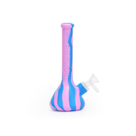 Ritual 7.5'' Deluxe Silicone Mini Beaker in Cotton Candy Colors - Front View