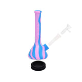 Ritual 7.5'' Deluxe Silicone Mini Beaker in Cotton Candy colors, front view on white background