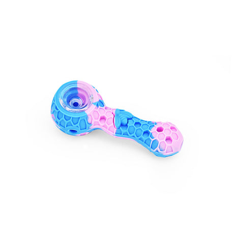 Ritual 4'' Silicone Spoon Pipe in Cotton Candy, Durable & Portable, Top View