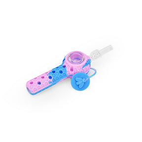 Ritual 4'' Silicone Nectar Spoon in Cotton Candy colors, with a durable design, easy to clean