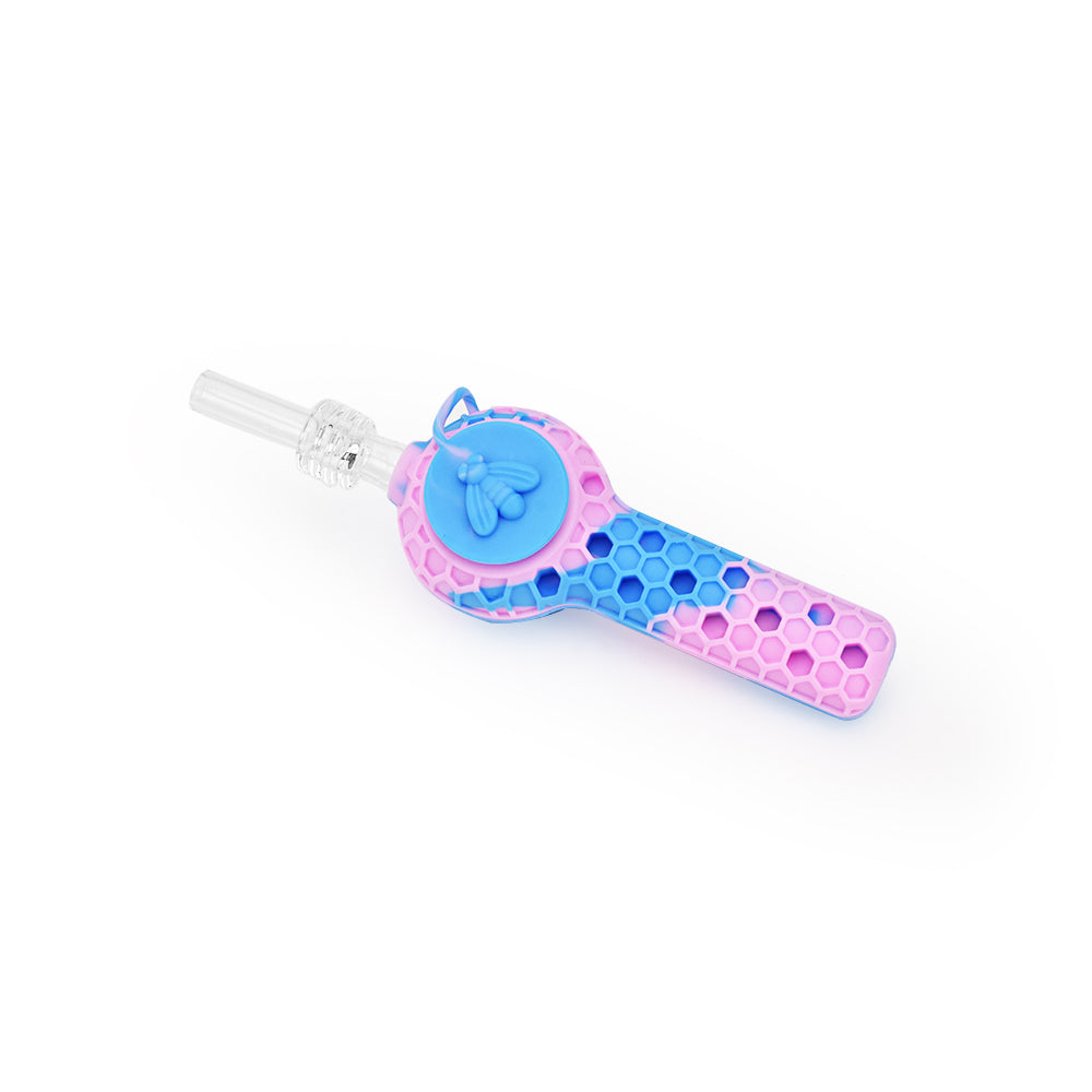 Ritual 4'' Silicone Nectar Spoon in Cotton Candy Colors with Durable Design - Top View