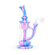 Ritual 10'' Silicone Deluxe Incycler in Cotton Candy Colors - Front View