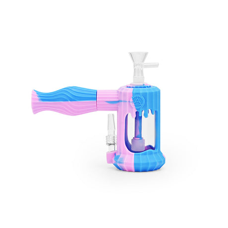Ritual 6'' Duality Silicone Dual Use Bubbler in Cotton Candy color, front angle on white background
