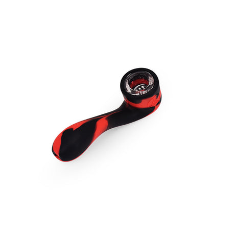 Ritual 4.5'' Silicone Sherlock Pipe in Red & Black - Durable, Portable Design