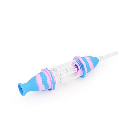 Ritual 7'' Silicone Nectar Collector in Cotton Candy Colors - Angled View