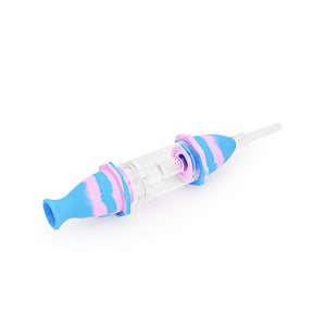 Ritual 7'' Silicone Nectar Collector in Cotton Candy Colors - Angled View