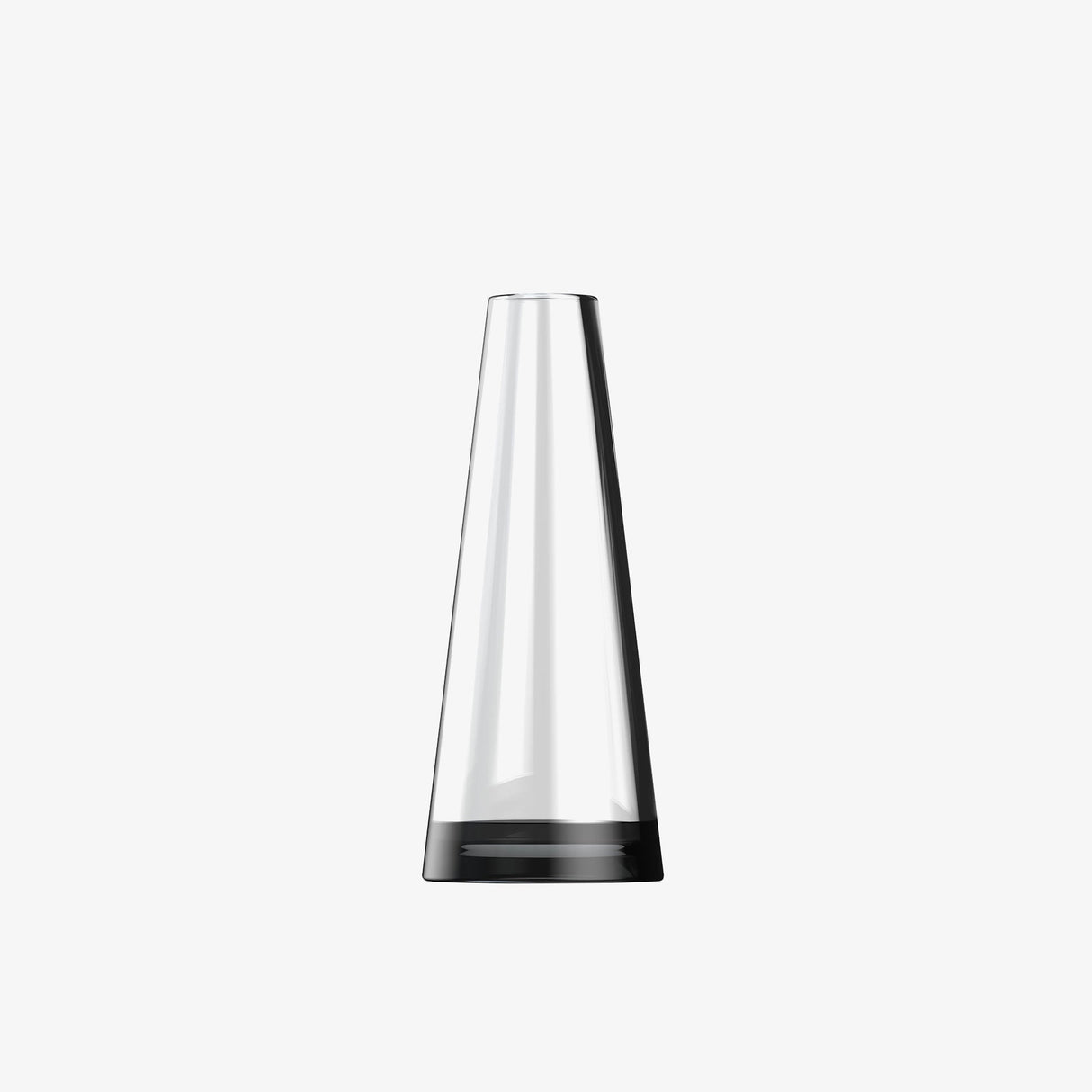 SOFTGLASS Handcrafted Cone Top for Totem - Clear Durable Glass - Front View