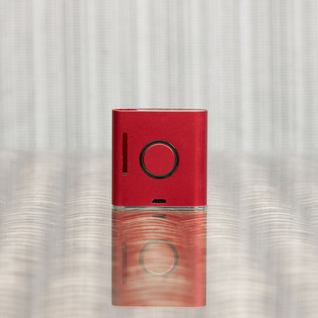 Helio Supply SolPod Express Kit in Red - Compact Vaporizer with Sleek Design - Front View