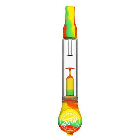 H20G SWAP Silicone and Glass Water Pipe by Sunakin America - One-Love Variant Front View