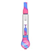H20G SWAP Silicone and Glass Water Pipe in Candyfloss - Front View