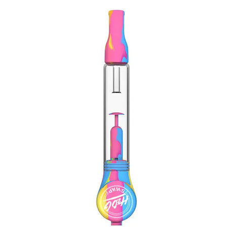 Sunakin America H20G SWAP Silicone and Glass Water Pipe in Sherbert Color, Front View
