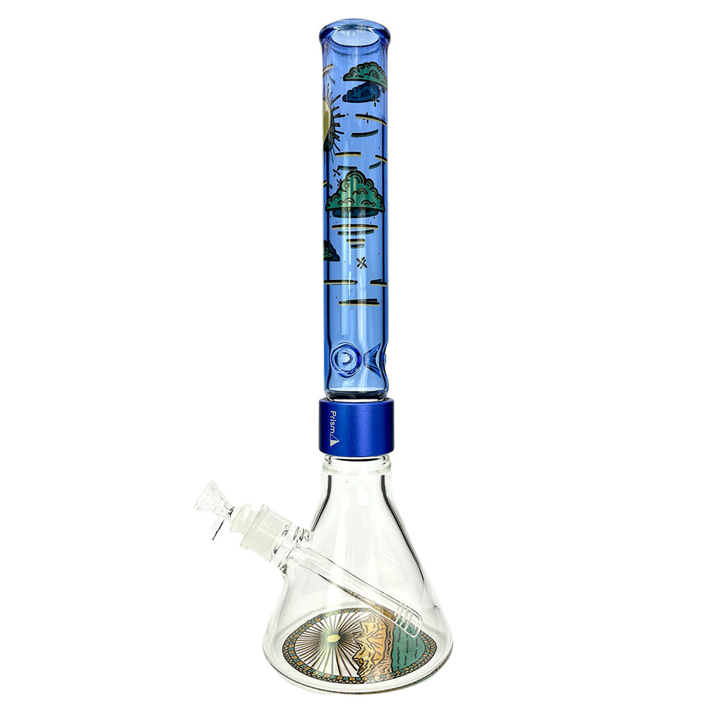 Prism HALO Desert Dream'n Beaker Single Stack with Intricate Designs - Front View