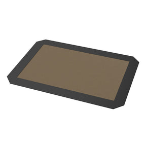 Honeybee Herb Dab Mat in Gold/Black - Silicone, Non-Slip, Heat-Resistant Surface for Dab Rigs