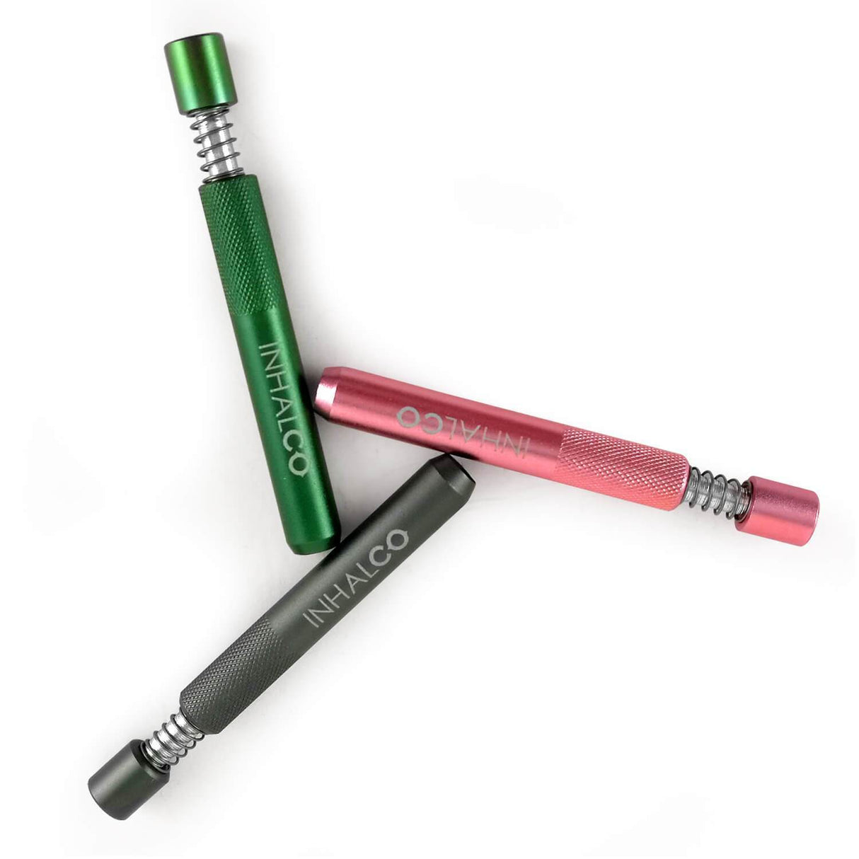 PILOT DIARY One-Hitter Pipes in Green, Red, and Black - Portable and Discreet