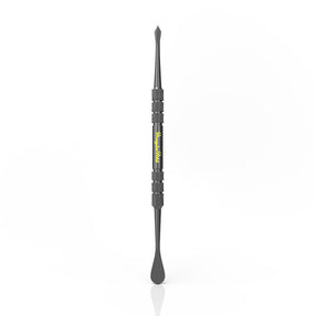 Honeybee Herb Stainless Steel Dabber V1, front view on white background, durable for dab rigs