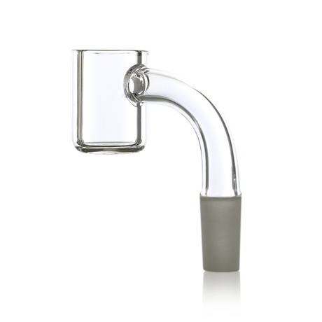 MJ Arsenal Quartz Bucket for Mini Rig, 10mm Standard, Side View on Seamless White