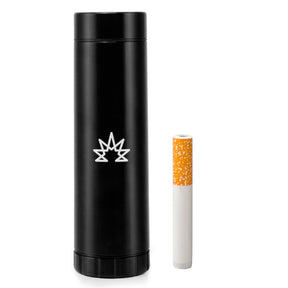 PILOT DIARY One Hitter Dugout with Mini Grinder Lid, Black, Front View