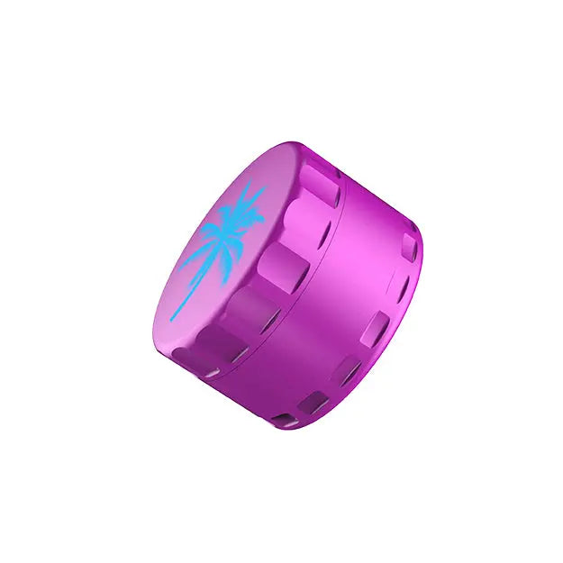Sunakin SunGrinder in Vibrant Purple - Angled View with Palm Design