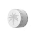Sunakin SunGrinder in Silver with Palm Design - Side View on White Background
