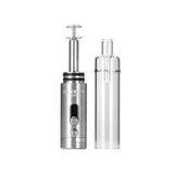 H20G Sunpipe Stainless Steel & Glass Water Pipe by Sunakin America, front and side views