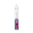 H20G Sunpipe Stainless Steel & Glass Water Pipe - Rainbow Variant Front View