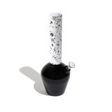 Chill Steel Pipes White Terrazzo Neckpiece for Bong, High-Quality, Easy to Attach, Top View