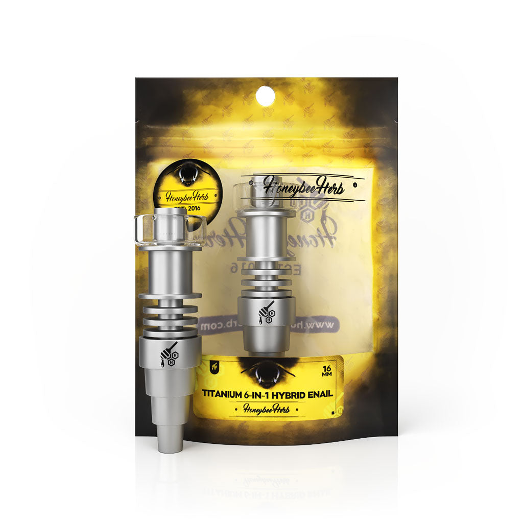 ib vapes Honeybee Herb Titanium 6-in-1 Hybrid Enail Dab