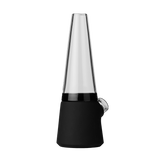 SOFTGLASS Modular Totem Bong with durable silicone base, side view, includes carrying case