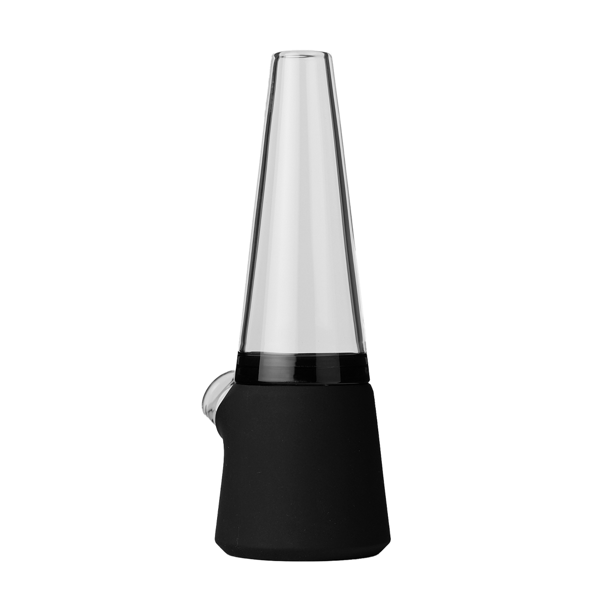 SOFTGLASS Portable Totem Bong with Non-Slip Silicone Base and Protective Case