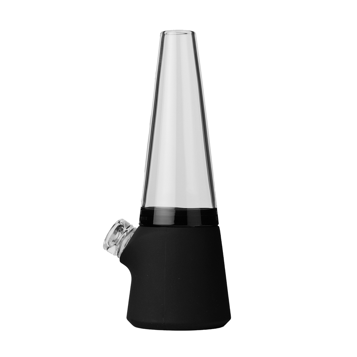 SOFTGLASS Modular Totem Bong with Silicone Base and Carrying Case, Front View