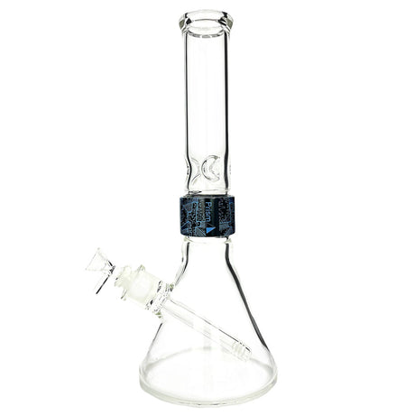 Prism CLEAR STANDARD BEAKER SINGLE STACK front view with clear glass and Prism logo