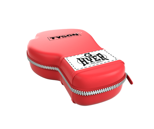 Tyson 2.0 x G Pen Hyer Vaporizer - Red Travel Case with Zipper - Isolated View